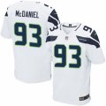 Men's Nike Seattle Seahawks #93 Tony McDaniel Elite White NFL Jersey