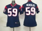 nike women nfl jerseys houston texans #59 mercilus blue