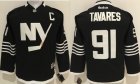 Youth New York Islanders #91 John Tavares Black Alternate Stitched NHL Jersey