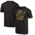 Golden State Warriors Fanatics Branded 2018 NBA Finals Champions Bank It In Gold Luxe Tri-Blend T-Shirt