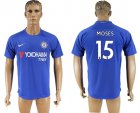 2017-18 Chelsea 15 MOSES Home Thailand Soccer Jersey