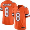 Youth Nike Denver Broncos #8 Brandon McManus Limited Orange Rush NFL Jersey