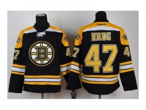 nhl jerseys boston bruins #47 krug black