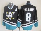 NHL Anaheim Ducks #8 Teemu Selanne Black jerseys restore ancient ways