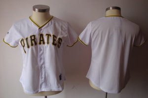 MLB Women Jerseys Pittsurgh Pirates blank White