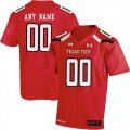 Texas Tech Red Mens Customized College Football Jersey