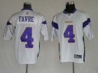 nfl minnesota vikings #4 favre white