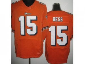 Nike NFL Miami Dolphins #15 Davone Bess Orange Jerseys[Elite]