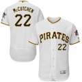 2016 Men Pittsburgh Pirates #22 Andrew McCutchen Majestic White Flexbase Authentic Collection Player Jersey