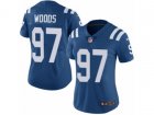 Women Nike Indianapolis Colts #97 Al Woods Limited Royal Blue Team Color NFL Jersey
