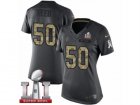 Womens Nike Atlanta Falcons #50 Brooks Reed Limited Black 2016 Salute to Service Super Bowl LI 51 NFL Jersey