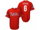 Mens Philadelphia Phillies #6 Ryan Howard 2017 Spring Training Cool Base Stitched MLB Jersey