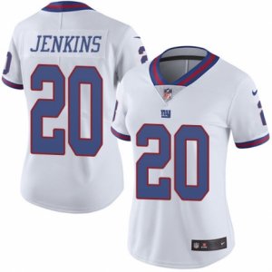 Women\'s Nike New York Giants #20 Janoris Jenkins Limited White Rush NFL Jersey