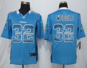 2015 New Nike San Diego Charger #32 Weddle Blue Strobe Jerseys(Limited)