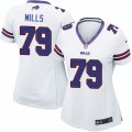 Women's Nike Buffalo Bills #79 Jordan Mills Limited White NFL Jersey