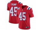 Nike Patriots #45 Donald Trump Red Alternate Mens Stitched NFL Vapor Untouchable Limited Jersey