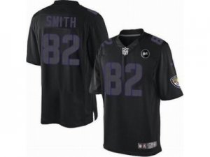 Nike Baltimore Ravens #82 Torrey Smith black jerseys[Impact Limited Art Patch]