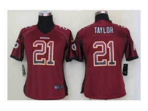 nike women nfl jerseys washington redskins #21 sean taylor burgundy red[Elite drift fashion]