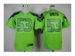 Nike seattle seahawks #53 smith green jerseys[Elite]