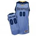 Customized Memphis Grizzlies Jersey Revolution 30 Custom Light Blue Basketball