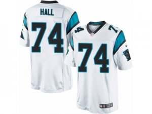 Men\'s Nike Carolina Panthers #74 Daeshon Hall Limited White NFL Jersey