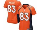 Nike Women NFL Denver Broncos #83 Wes Welker Orange Jerseys