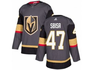 Youth Adidas Vegas Golden Knights #47 Luca Sbisa Authentic Gray Home NHL Jersey