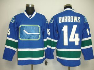 youth nhl vancouver canucks #14 burrows blue[3rd]