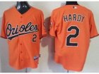 mlb Baltimore Orioles #2 J.J.Hardy Orange(Cool Base)