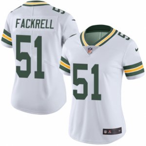 Women\'s Nike Green Bay Packers #51 Kyler Fackrell Limited White Rush NFL Jersey