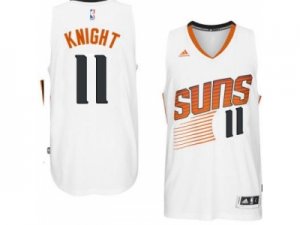 Mens Phoenix Suns #11 Brandon Knight adidas White Swingman Home Jersey