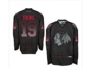 nhl jerseys chicago blackhawks #19 toews black[number black-red]