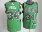 nba boston celtics #34 pierce green(black number)[revolution 30 swingman]