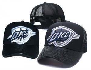 Thunder Team Logo Black Snapback Adjustable Hat GS