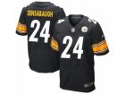 Mens Nike Pittsburgh Steelers #24 Coty Sensabaugh Elite Black Team Color NFL Jersey