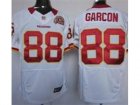 Nike NFL Washington Redskins #88 Pierre Garcon white Jerseys W 80TH Patch(Elite)