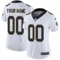 Womens Nike New Orleans Saints Customized White Vapor Untouchable Limited Player NFL Jersey