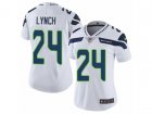 Women Nike Seattle Seahawks #24 Marshawn Lynch Vapor Untouchable Limited White NFL Jersey
