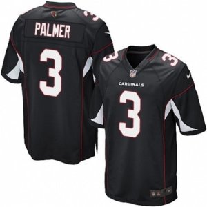 Mens Nike Arizona Cardinals #3 Carson Palmer Game Black Alternate NFL Jersey