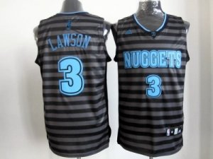 nba denver nuggets #3 lawson grey[black strip]