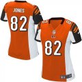 Women Nike Cincinnati Bengals #82 Marvin Jones Orange jerseys