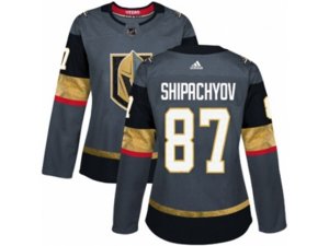 Women Adidas Vegas Golden Knights #87 Vadim Shipachyov Authentic Gray Home NHL Jersey