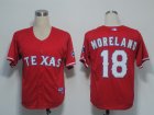 MLB Texas Rangers #18 Moreland Red[Cool Base]