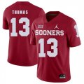 Oklahoma Sooners #13 Ahmad Thomas Red College Football Jersey