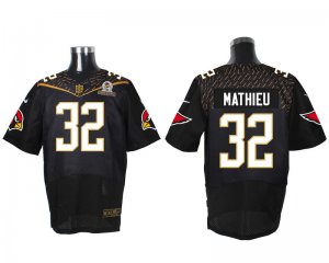 2016 PRO BOWL Nike Arizona Cardinals #32 Tyrann Mathieu black jerseys(Elite)