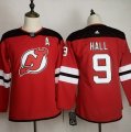 Devils #9 Taylor Hall Red Women Adidas Jersey