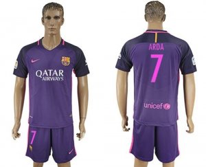 Barcelona #7 Arda Away Soccer Club Jersey