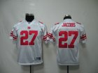 nfl New York Giants #27 Brandon Jacobs White[kids]