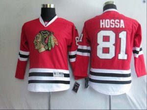 youth nhl chicago blackhawks #81 hossa red