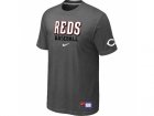 Cincinnati Reds D.Grey Nike Short Sleeve Practice T-Shirt